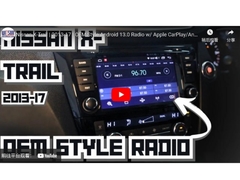 8インチスクリーン OEMスタイル DVDデッキなし 日産XトレイルカシュカイJ11 2 2019- 2020 カーマルチメディアステレオ GPSカープレイ