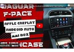 無線Android自動インターフェイスボックス レーンジャーローバー エボーク ディスカバリー 4 ジャガー XE XF 2013-2017